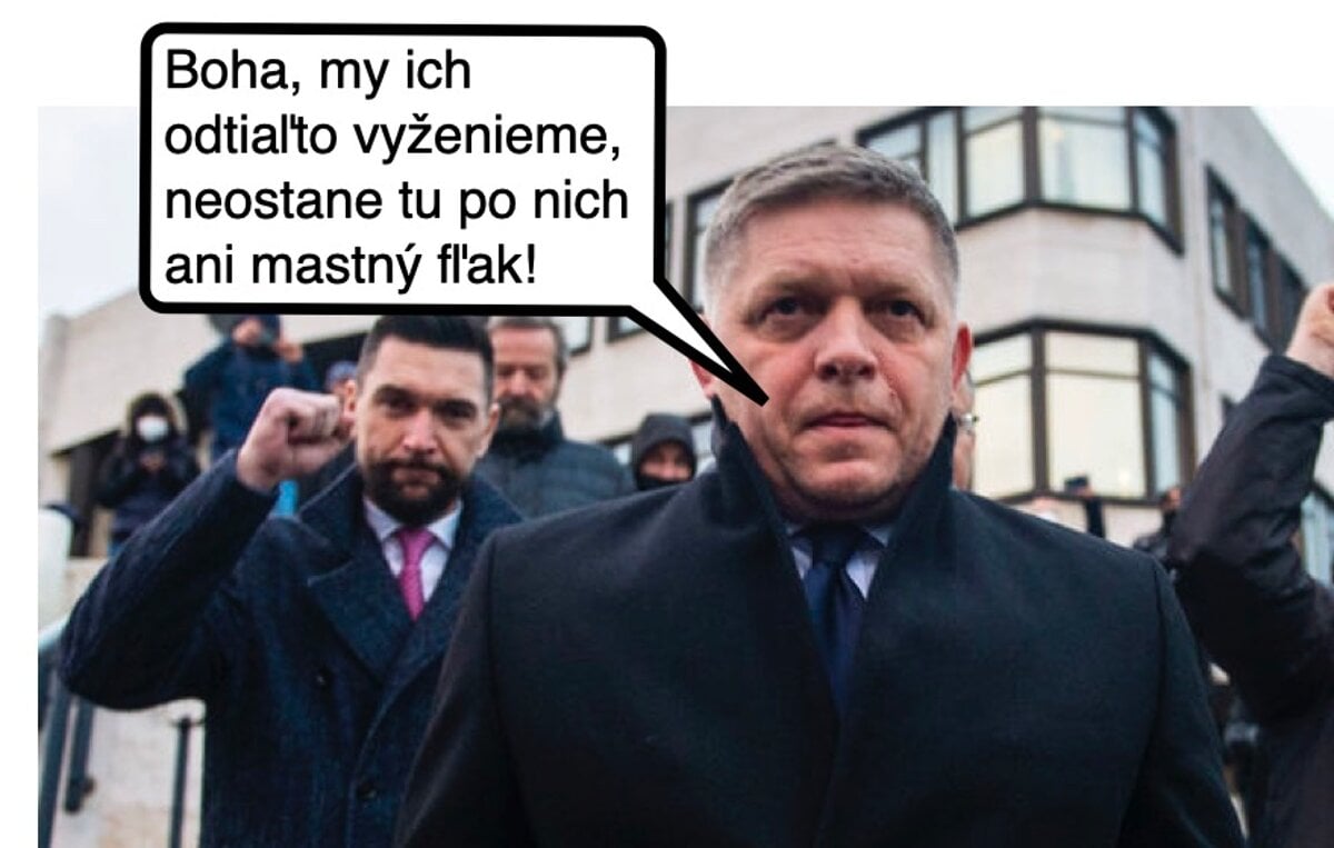 Cynicka obluda Odtialto ich naozaj vyzenu