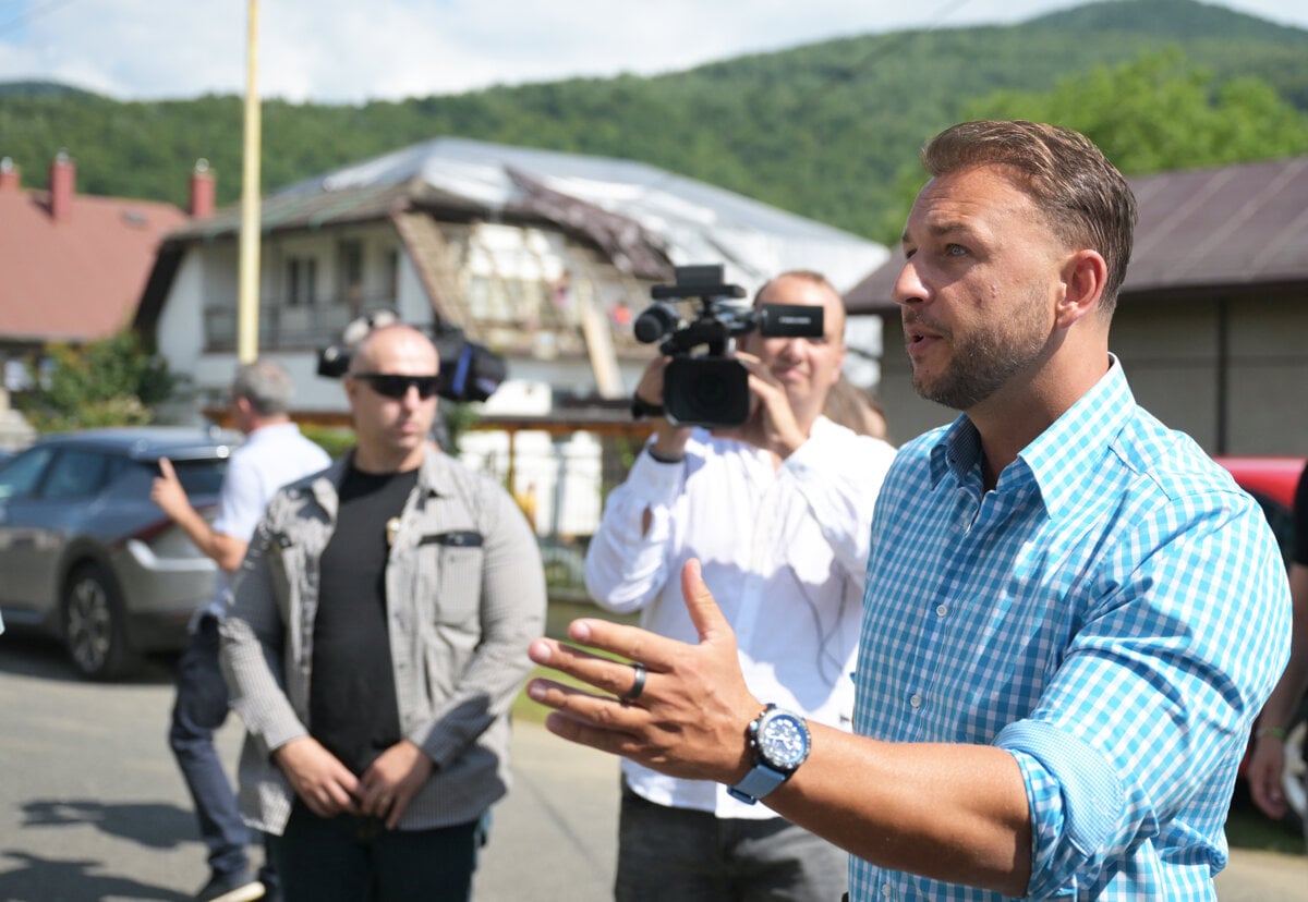 Minister vnutra navstivil obec Margecany postihnutu veternou smrstou