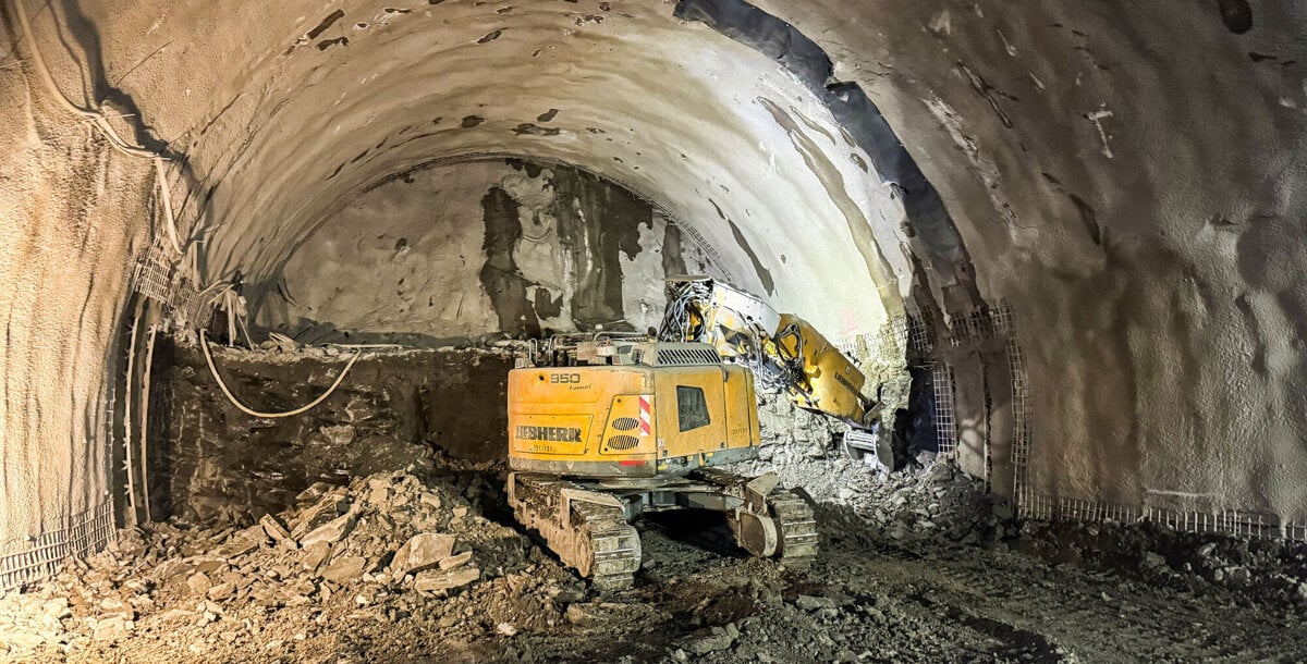 Prace na tuneli Okruhliak pokrocili vyrazeny takmer do polovice