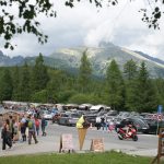Vysoke Tatry su plne turistov parkovanie uzavrete