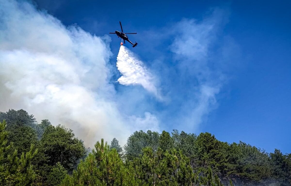 Zasah slovenskych hasicov v Albansku nemal vyrazny efekt