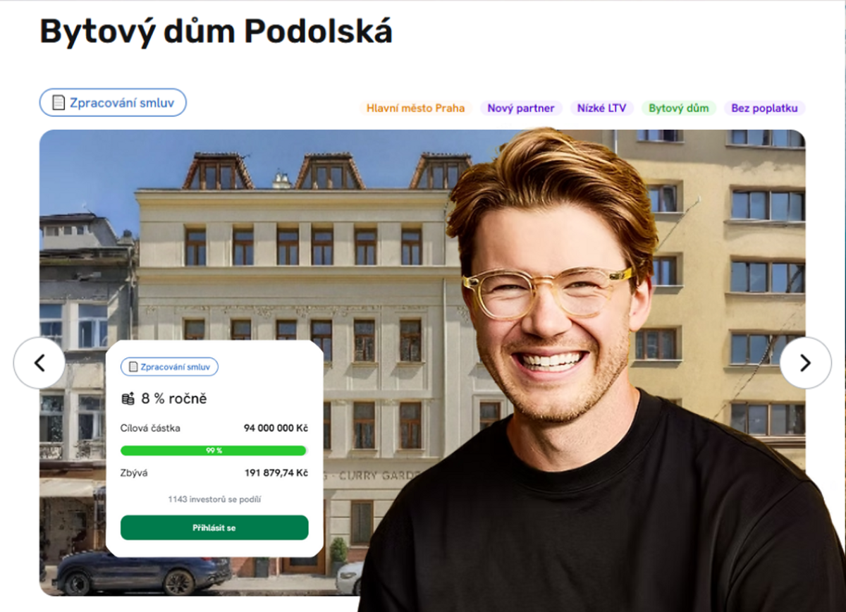 Na dom v Prahe mu fanusikovia poslali 4 miliony eur Slubil im ze zarobia