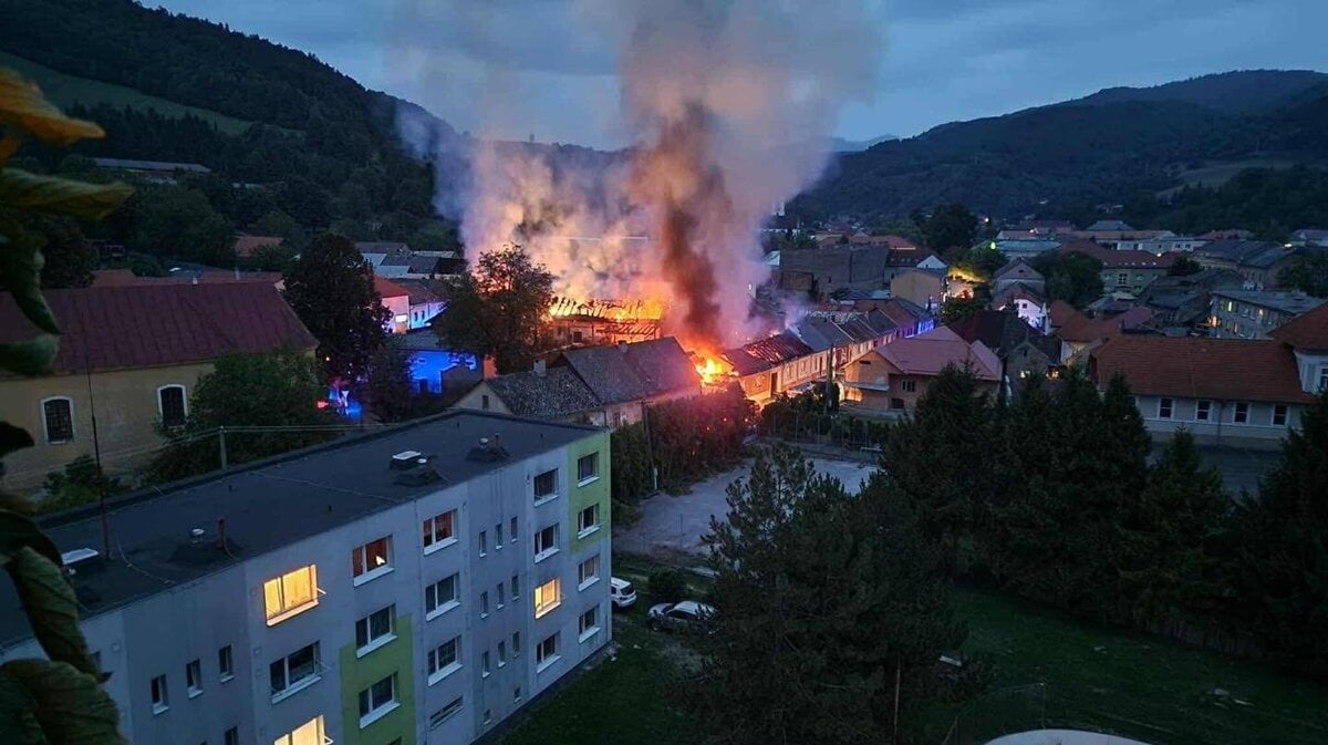 V Dobsinej horel dom skoda 200 tisic