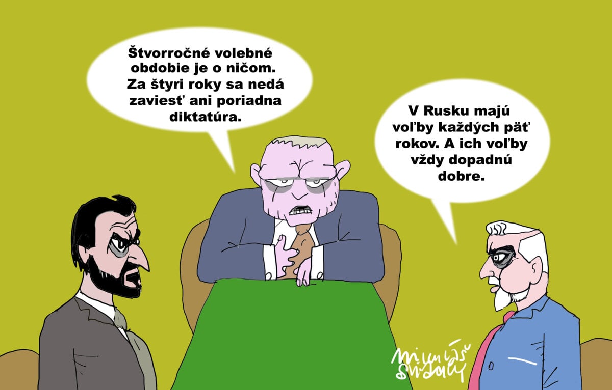 Karikatura dna A je to