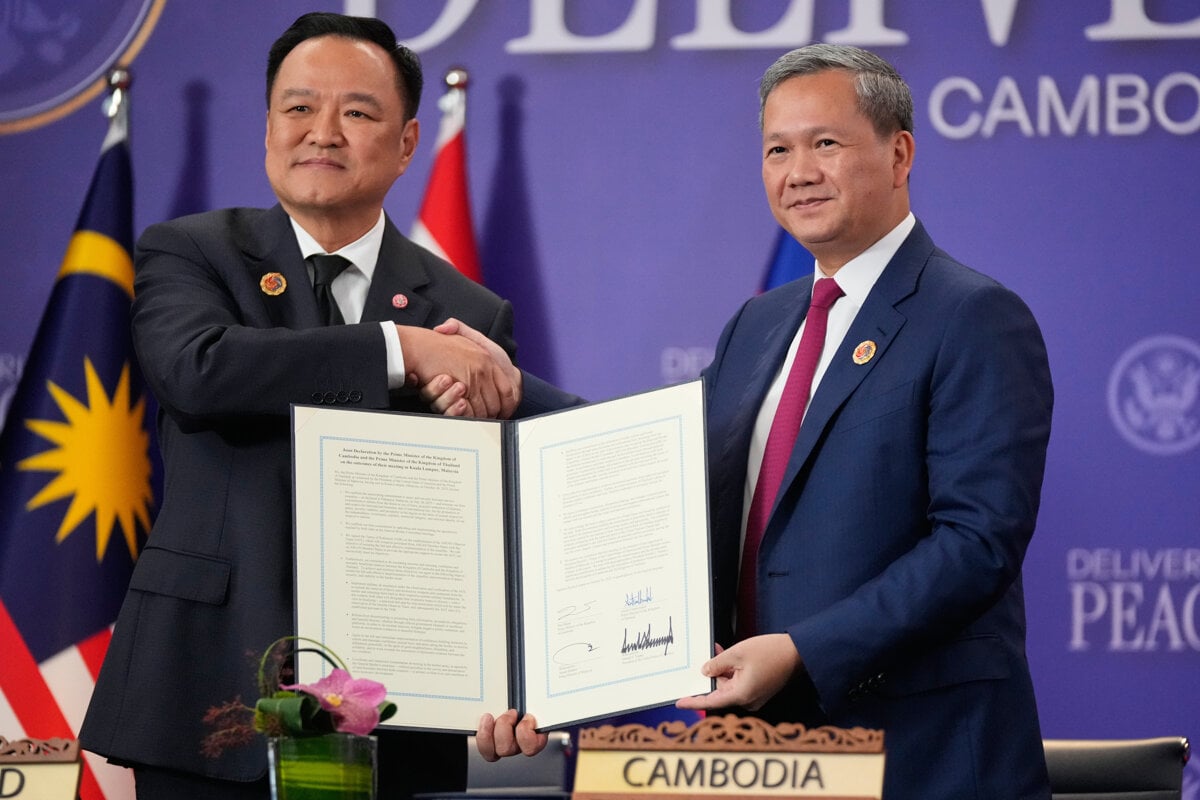 Lidri Kambodze a Thajska podpisali dohodu o primeri svedkom bol aj Trump