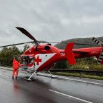 Sofera vymrstilo z auta pomoc mu letel vrtulnik