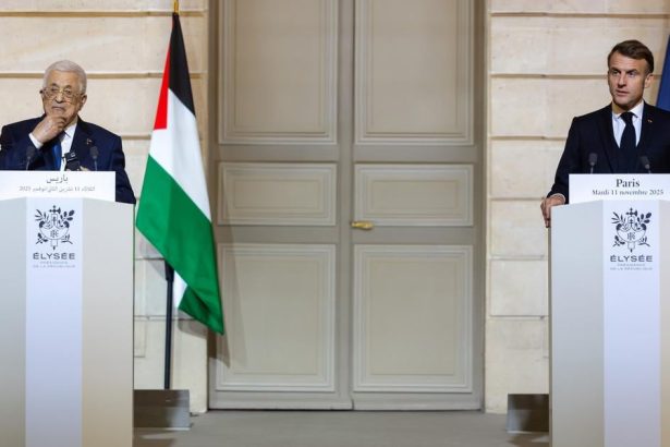 Macron Francuzsko pomoze vypracovat navrh palestinskej ustavy