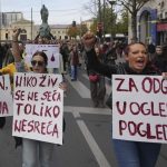 Srbsko Matka obete nestastia v Novom Sade hladovku drzi 16 den