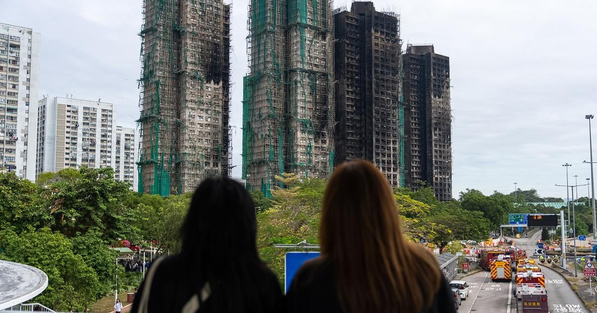 CINA Poziar bytoveho domu v Hongkongu ma 151 obet