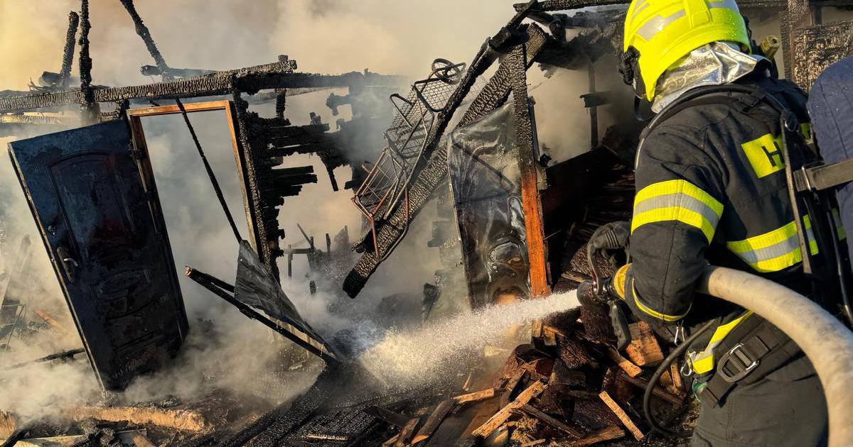 V obci na Spisi horeli drevene stavby