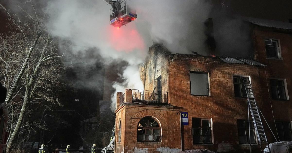 Ukrajina Rusko Online Ruske utoky zabijali v Kyjeve