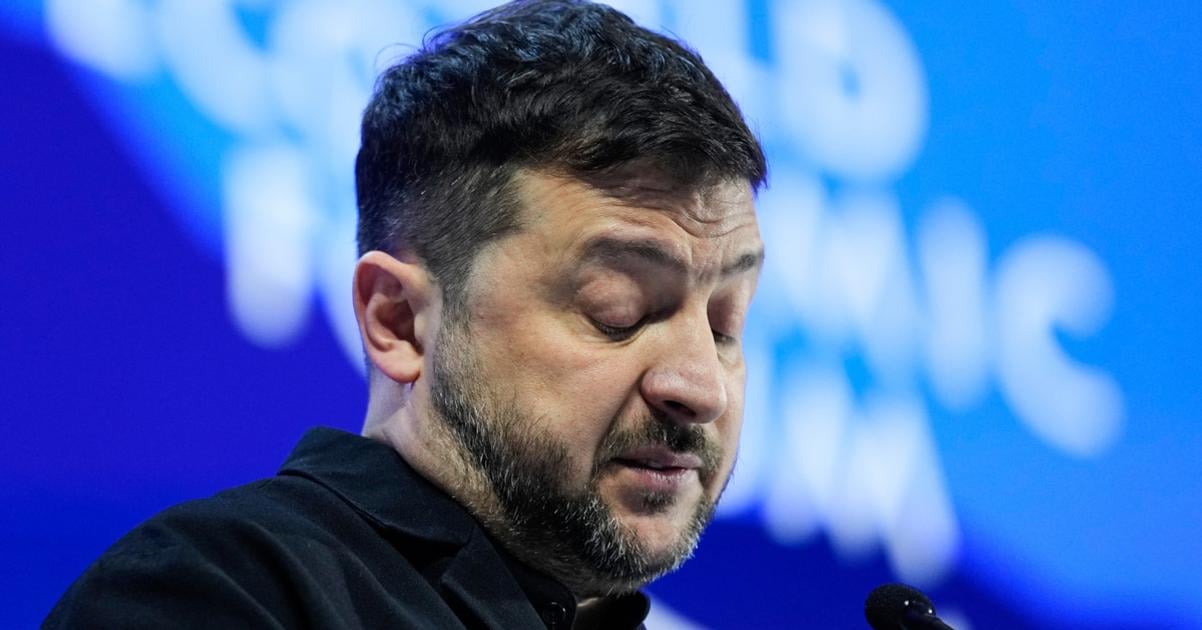 Zelenskyj v Davose
