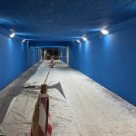 Podchod pod Hasicnou ulicou prechadza obnovou Pribudnu svetelne boxy a osvetlia kamenny mur