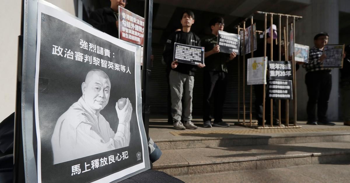 Odsudeny vydavatel Jimmy Lai sa neodvola proti 20 rocneemu trestu