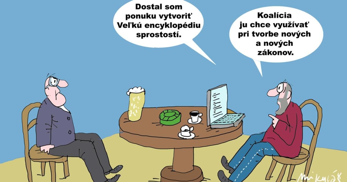 karikatura dna ponuka ktoru nemono odmietnut
