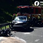 Zrazka auta s motorkou sa skoncila vaznymi zraneniami Na mieste zasahoval aj vrtulnik