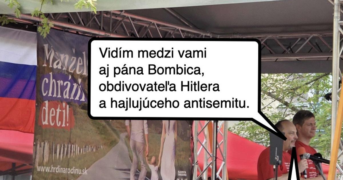 Cynicka obluda Bombic na spravnom mieste