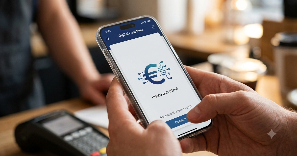Slovensko bude 12 mesiacov testovat digitalne euro