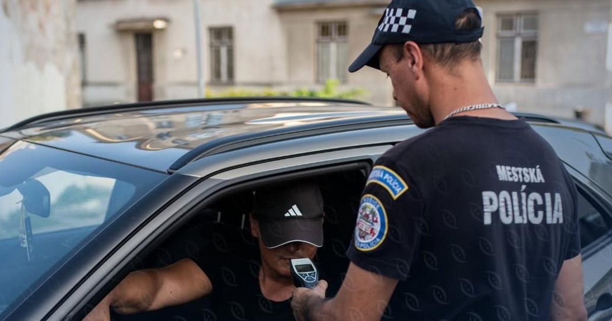 Vodic sposobil nehodu a snazil sa ujs Policajti ho na krizovatke zablokovali Bol pod vplyvom alkoholu